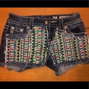 Miss Me Blue Jean shorts